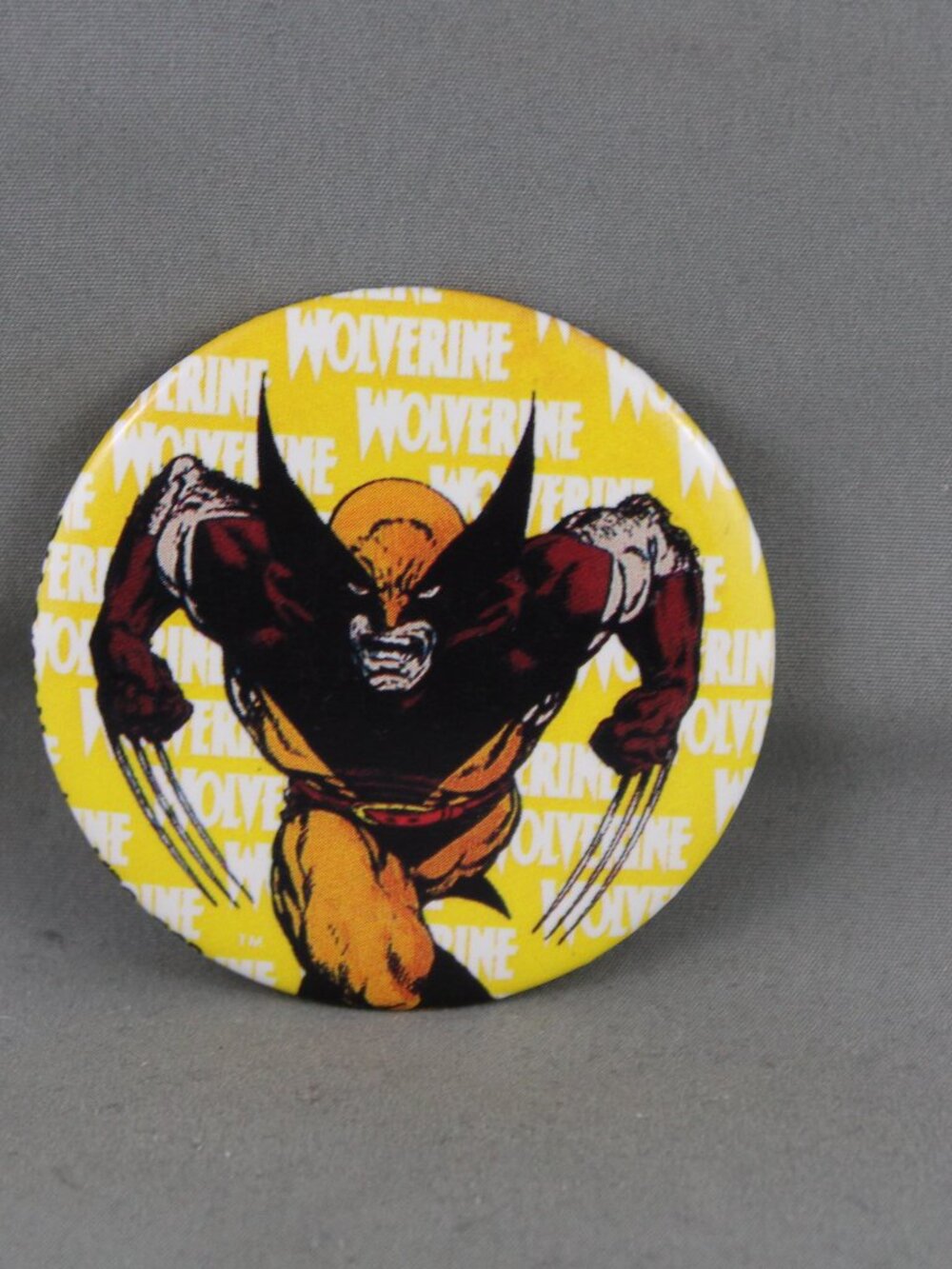 Vintage Marvel Comics Pin - Wolverine - Celluloid Pin